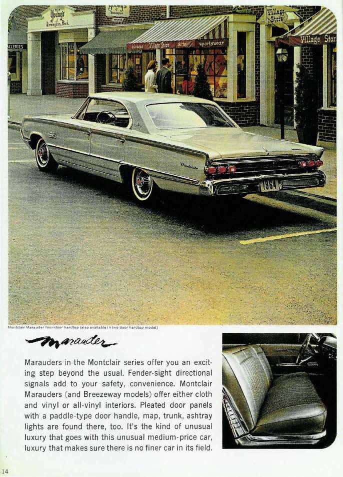 1964 Mercury Full-Size Brochure Page 4